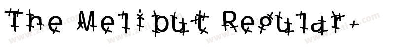 The Meliput Regular字体转换